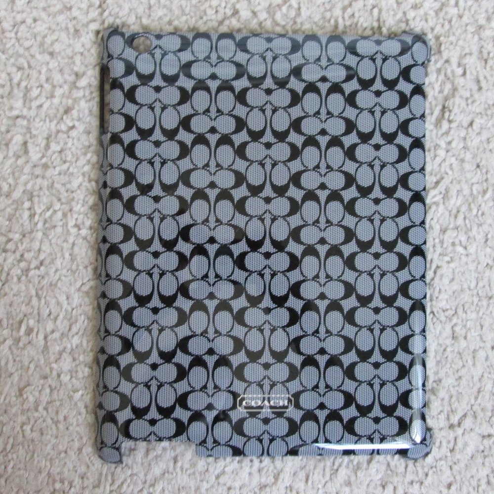 COACH HARDCOVER IPAD CASE BLACK